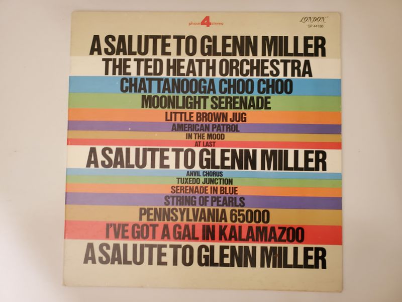 The Ted Heath Orchestra A Salute to Glenn Miller vinyl record